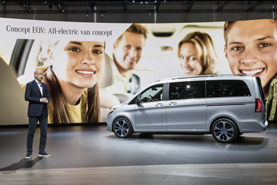 MERCEDES EQV Electric Passenger Transportation Van 